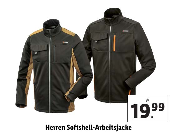 Herren Softshell-Arbeitsjacke