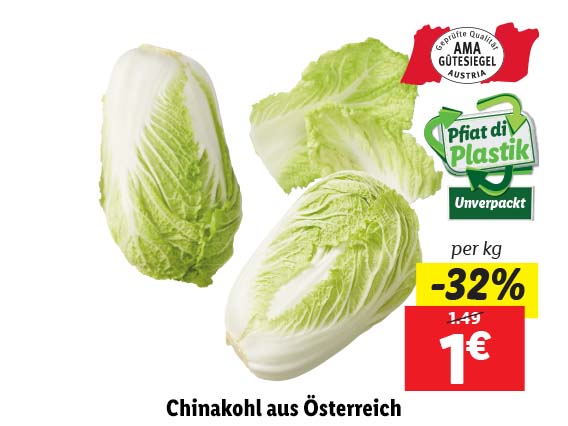 Chinakohl aus Österreich