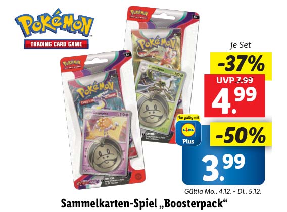 Sammelkarten-Spiel "Boosterpack"