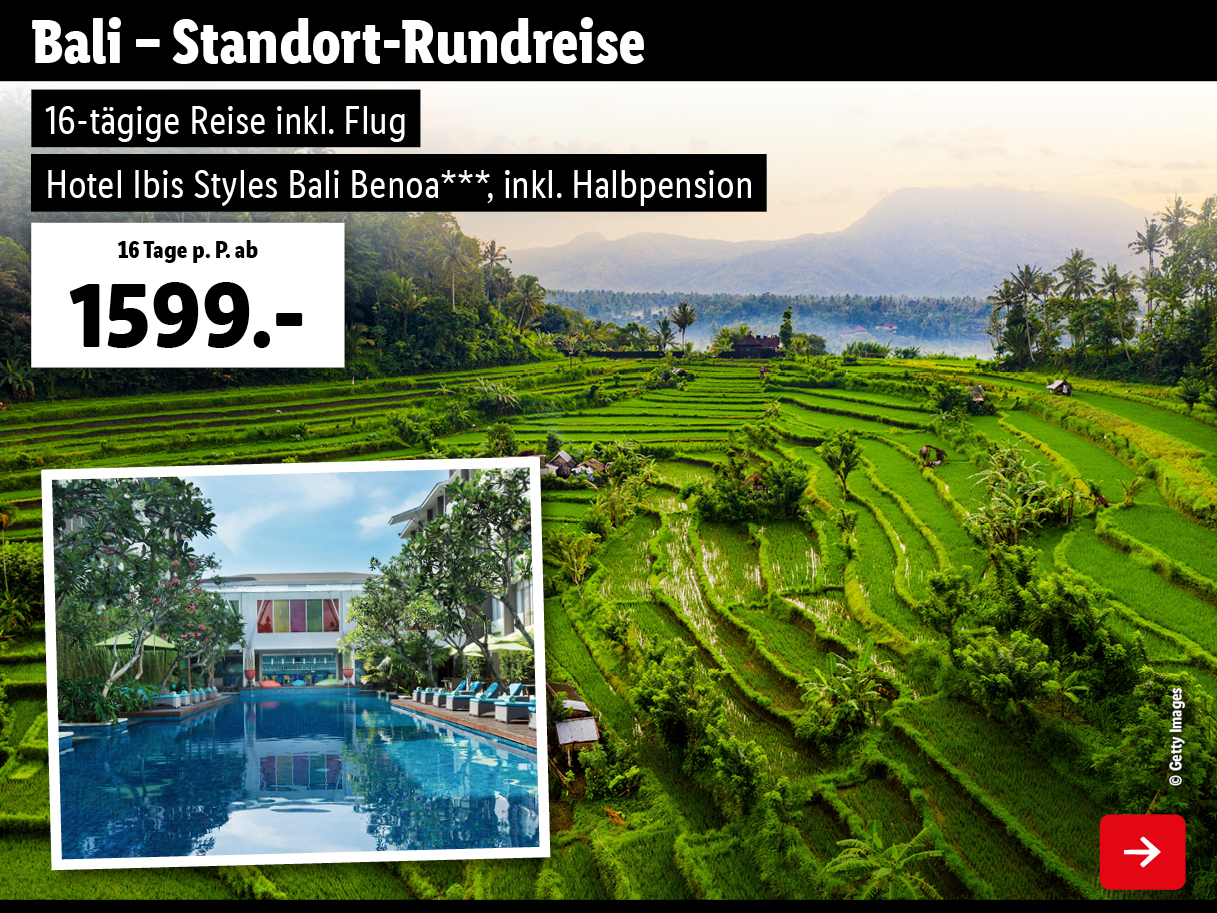 Bali Standort-Rundreise