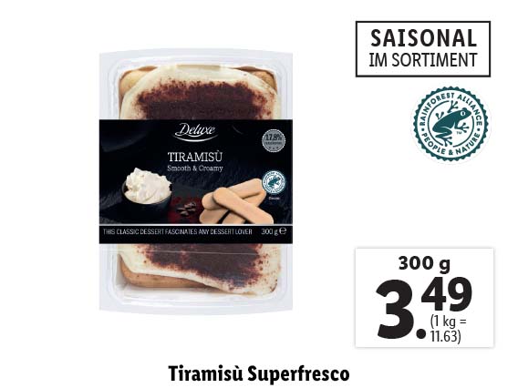 Tiramisu Superfresco