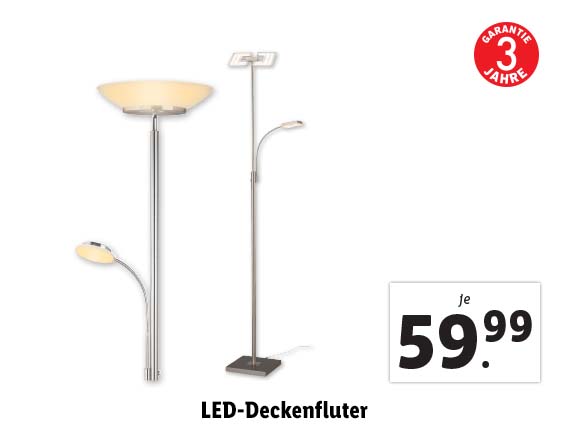 LED-Deckenfluter