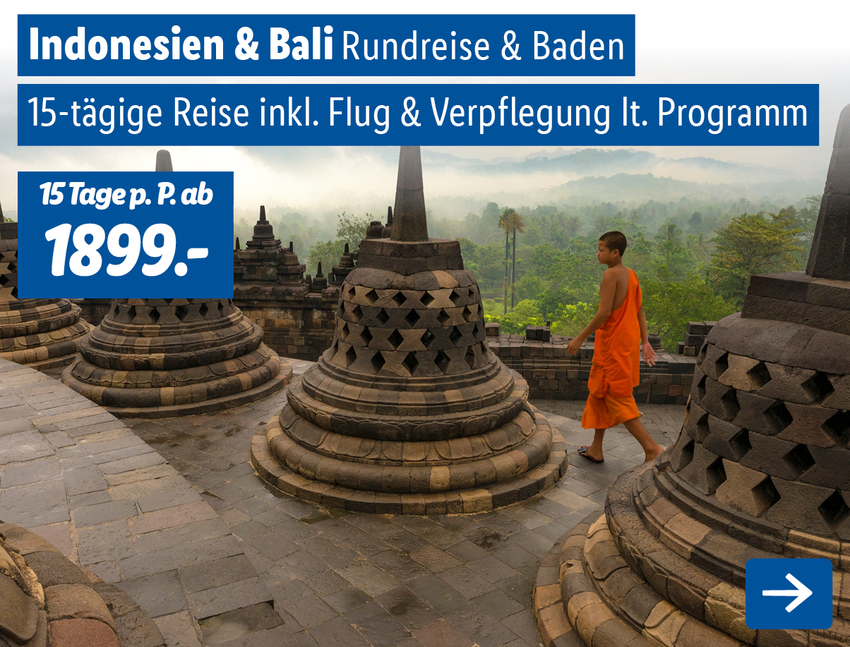 Indonesien & Bali - Bus-Rundreise