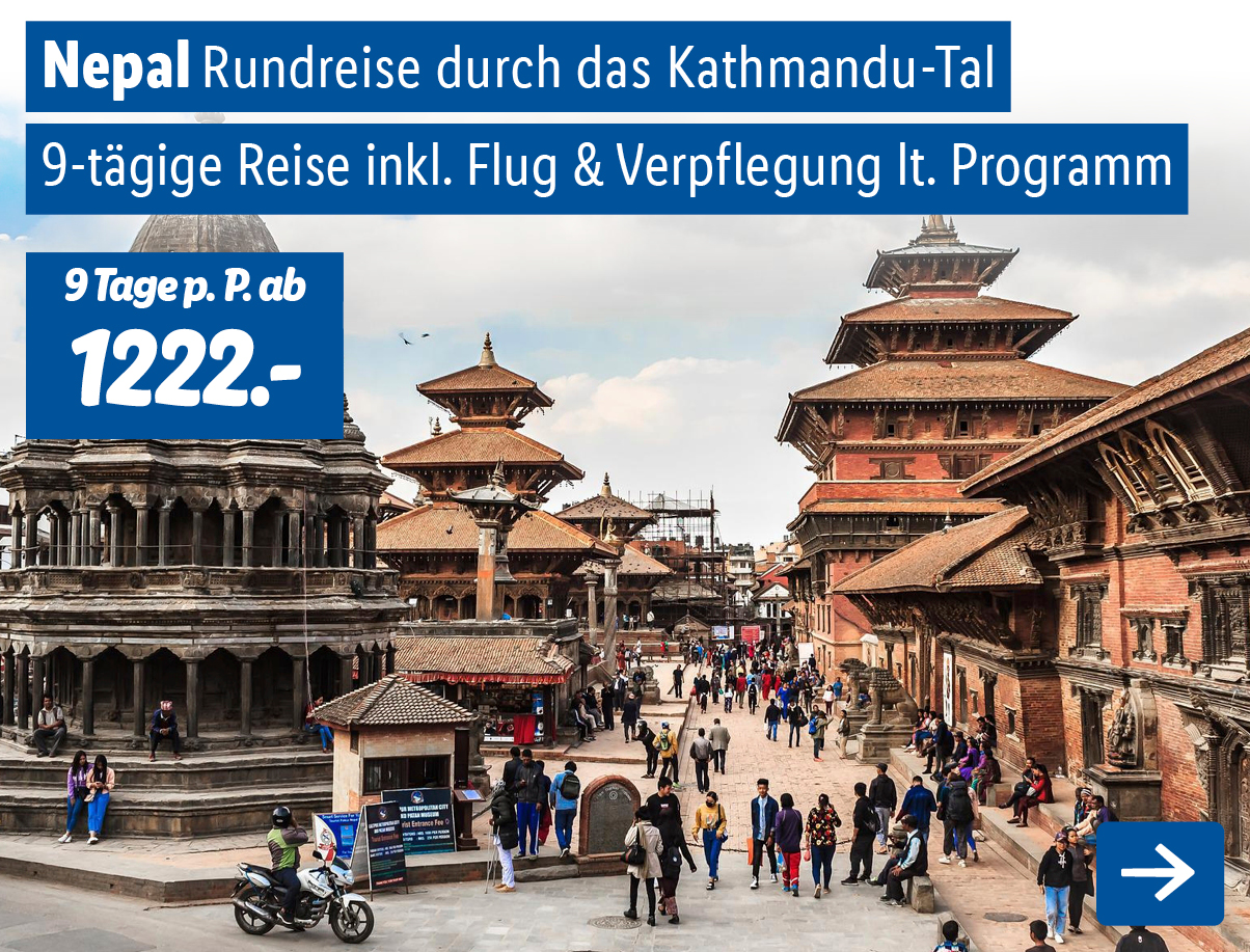 Wunder des Kathmandutals - Rundreise in Nepal