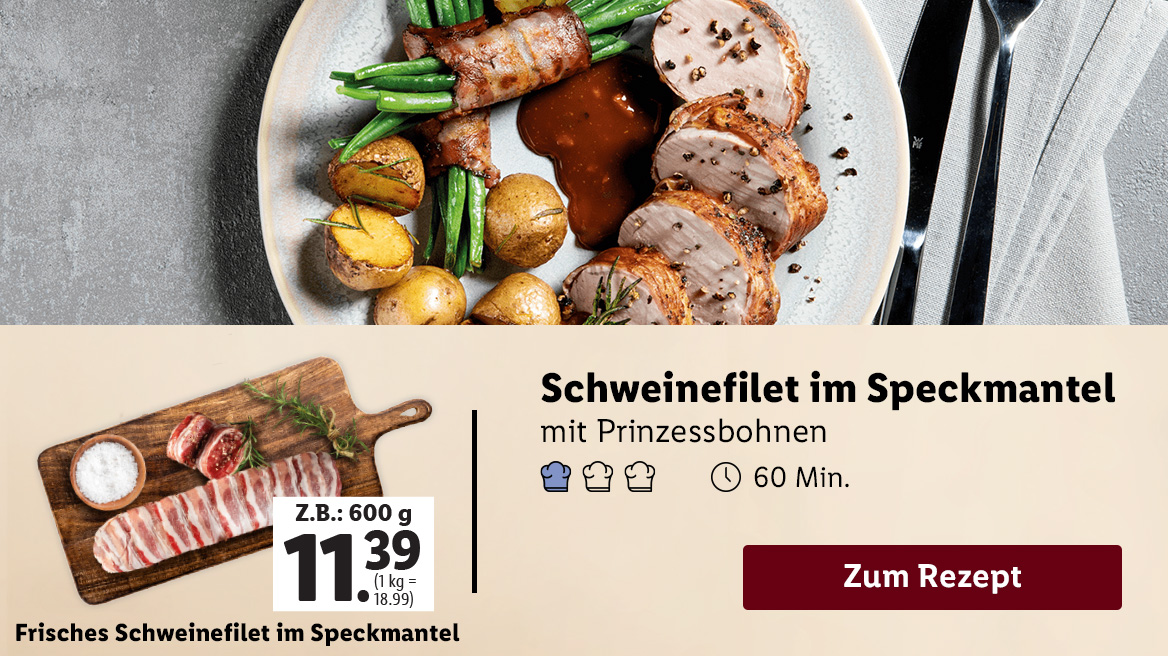 Schweinefilet im Speckmantel