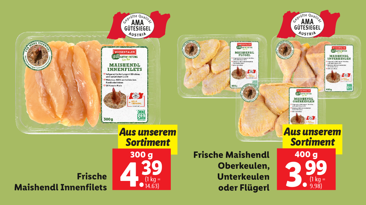 Frisches Maishendel 