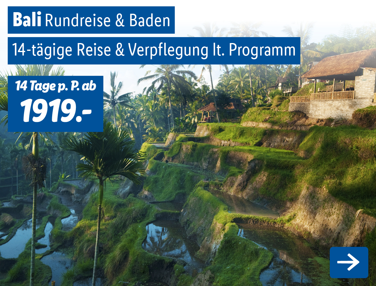 Bali – Rundreise & Baden