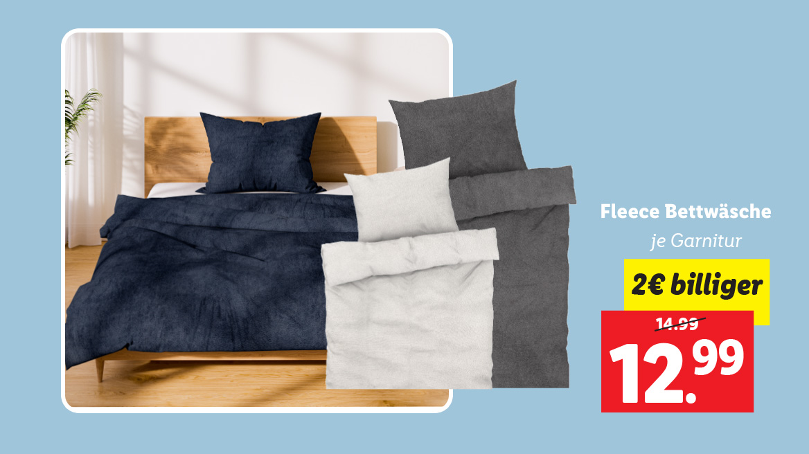 Fleece Bettwäsche