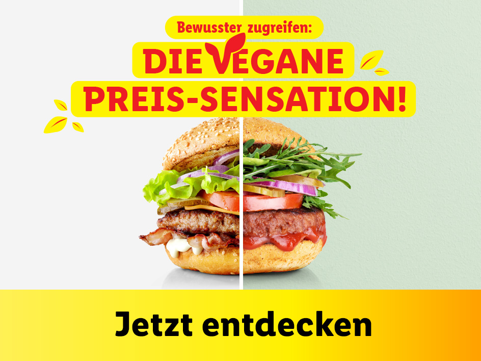 Vegane Preissensation