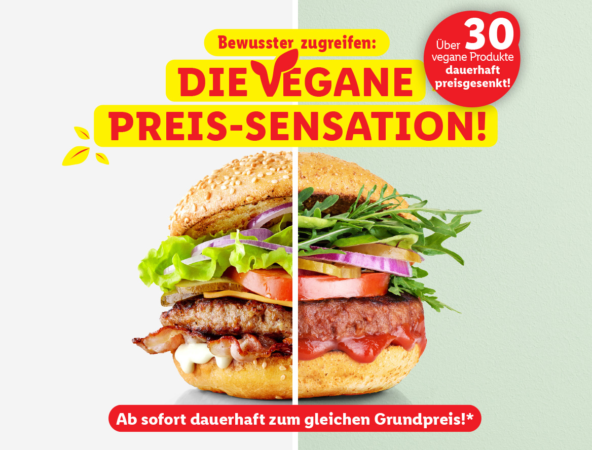 Vegane Preissensation