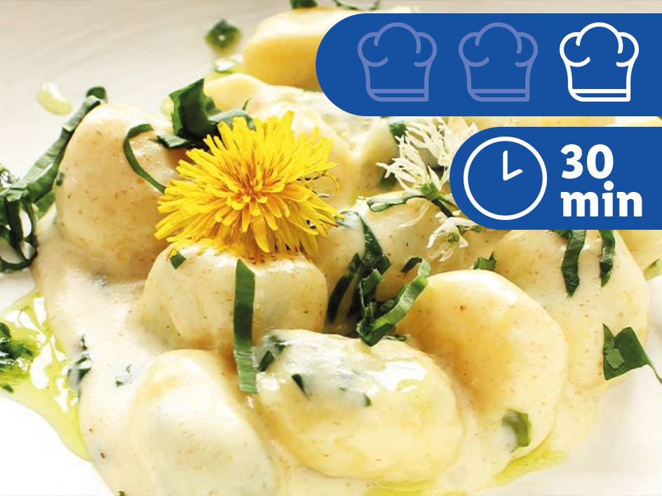 Gnocci mit Bärlauchsauce