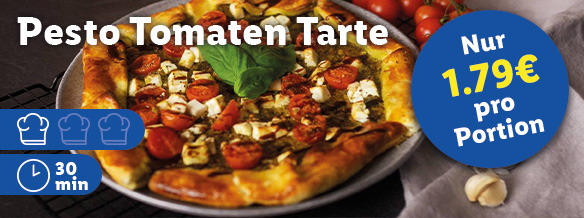 Pesto Tomaten Tarte