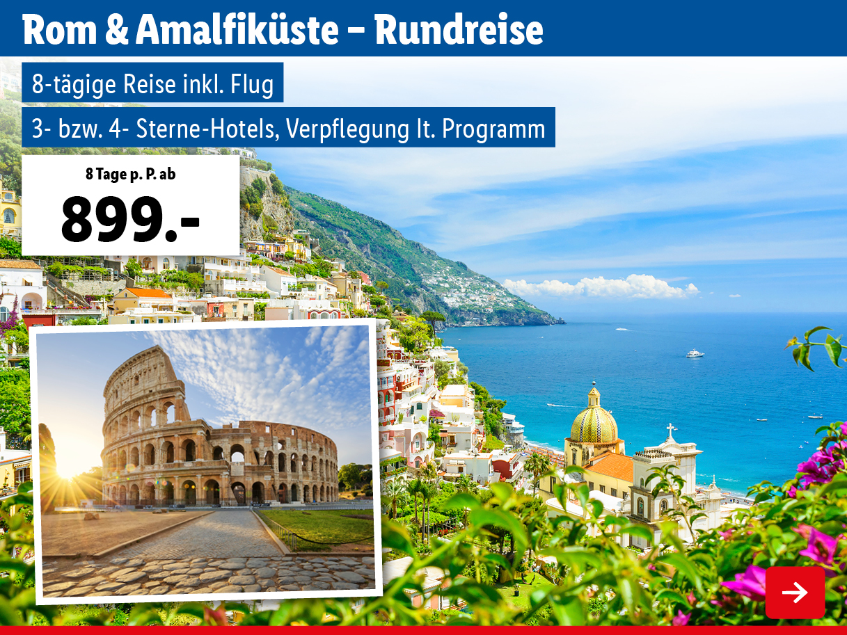 Rom & Amalfiküste - Rundreise in Italien