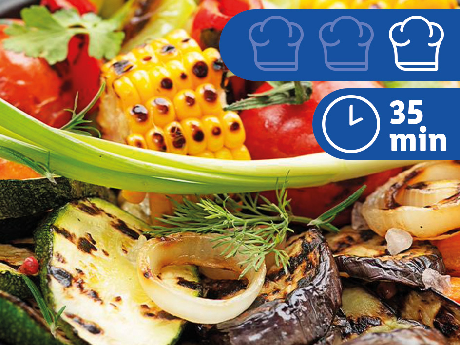 Grillgemüse Salat