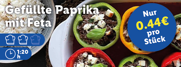 Gefüllte Paprika