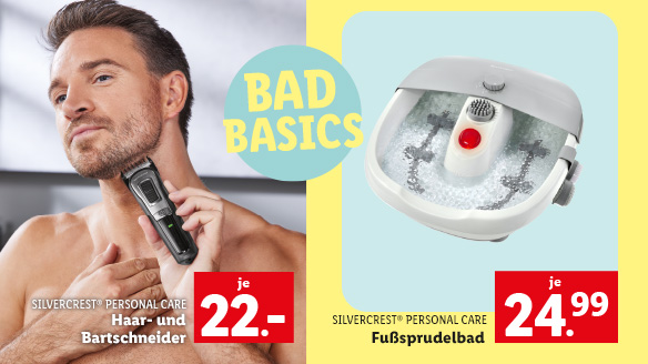 Basics für dein Bad