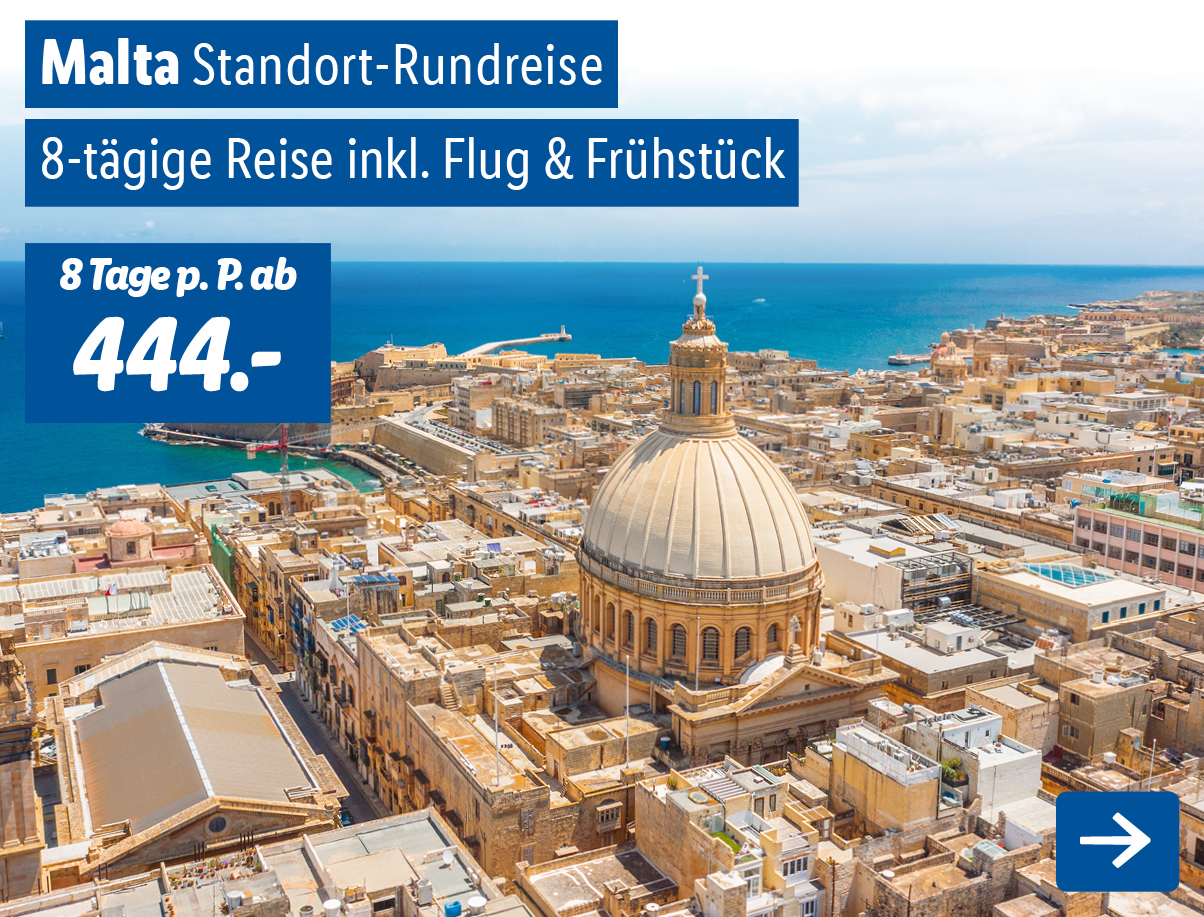 Malta Standort-Rundreise