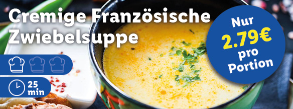 Französische Zwiebelsuppe