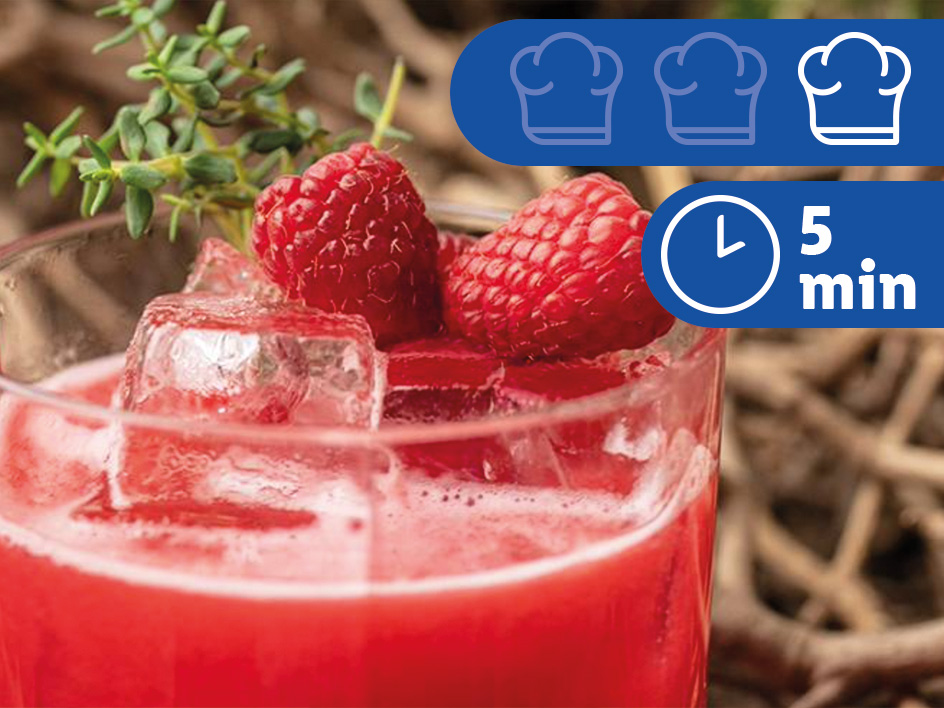 Raspberry Thyme Smash