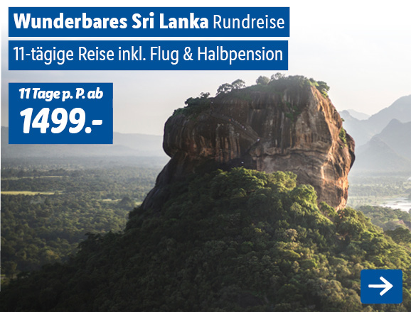 Wunderbares Sri Lanka -Rundreise