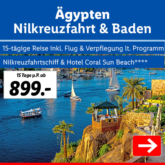 Ägypten Nilkreuzfahrt & Baden