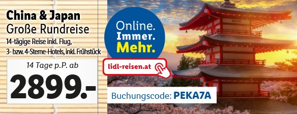 China & Japan Rundreise