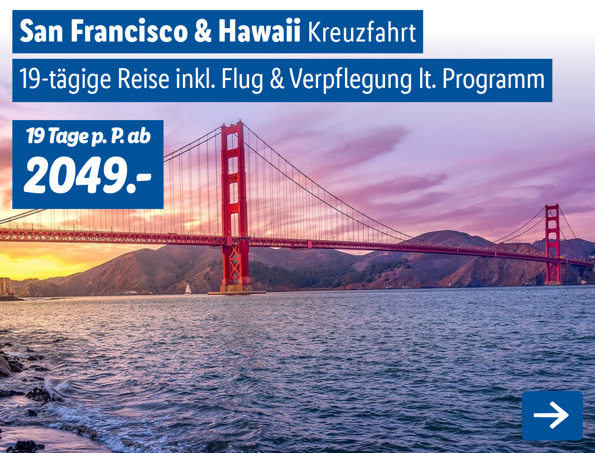 San Francisco & Hawaii - Kreuzfahrt