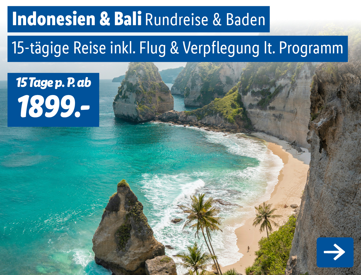 Indonesien & Bali - Rundreise & Baden