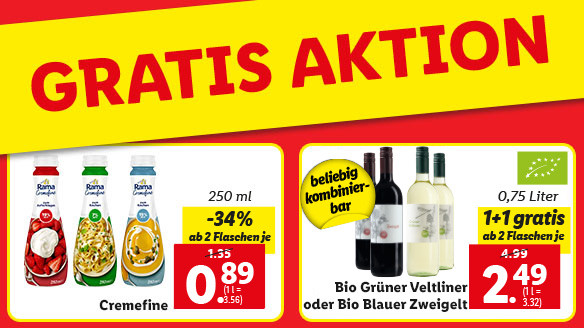 Gratis Aktion