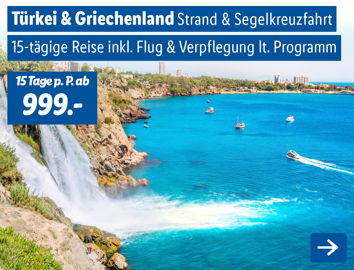 Türkei & Griechenland - Strandhüpfen Deluxe & Gulet Schifffahrt