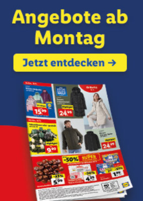 Angebote ab Montag, 18. Oktober 2024