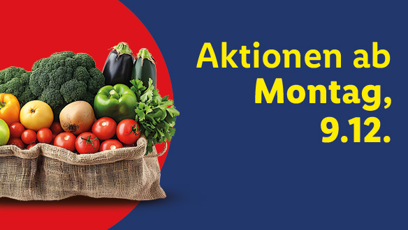 Aktionen ab Montag, 9.12.