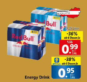 Super Advent Aktion Red Bull