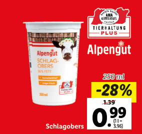 Super Wochenstart Schlagobers