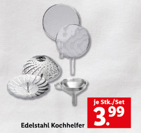 Küchenhelfer "Edelstahl Kochhelfer"