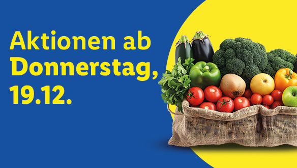 Aktionen ab Donnerstag, 19.12.