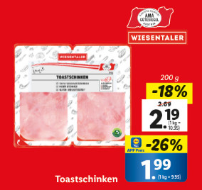 Aktion Toastschinken