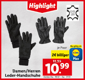 Geschenke in letzter Minute Lederhandschuhe
