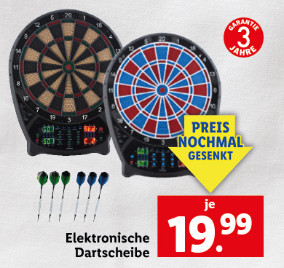 Geschenke in letzter Minute Elektronische Dartscheibe
