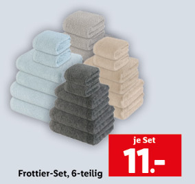Frottier-Set, 6-teilig