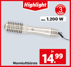 Warmluftbürste