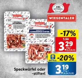 Speckwürfel oder -stifterl