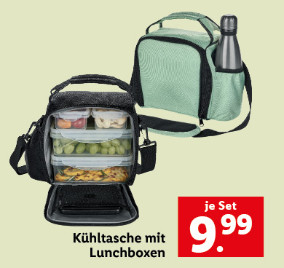 Kühltasche mit Lunchboxen