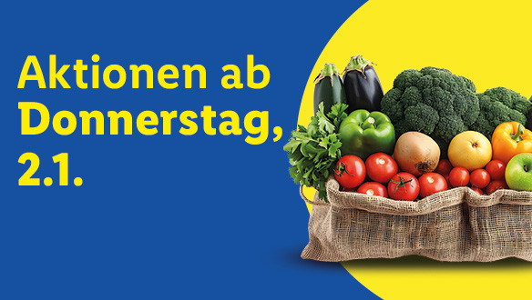 Aktionen ab Donnerstag, 2.1.