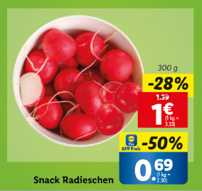 Snack Radieschen