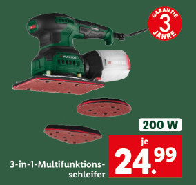 PARKSIDE® 3-in-1 Multifunktionsschleifer