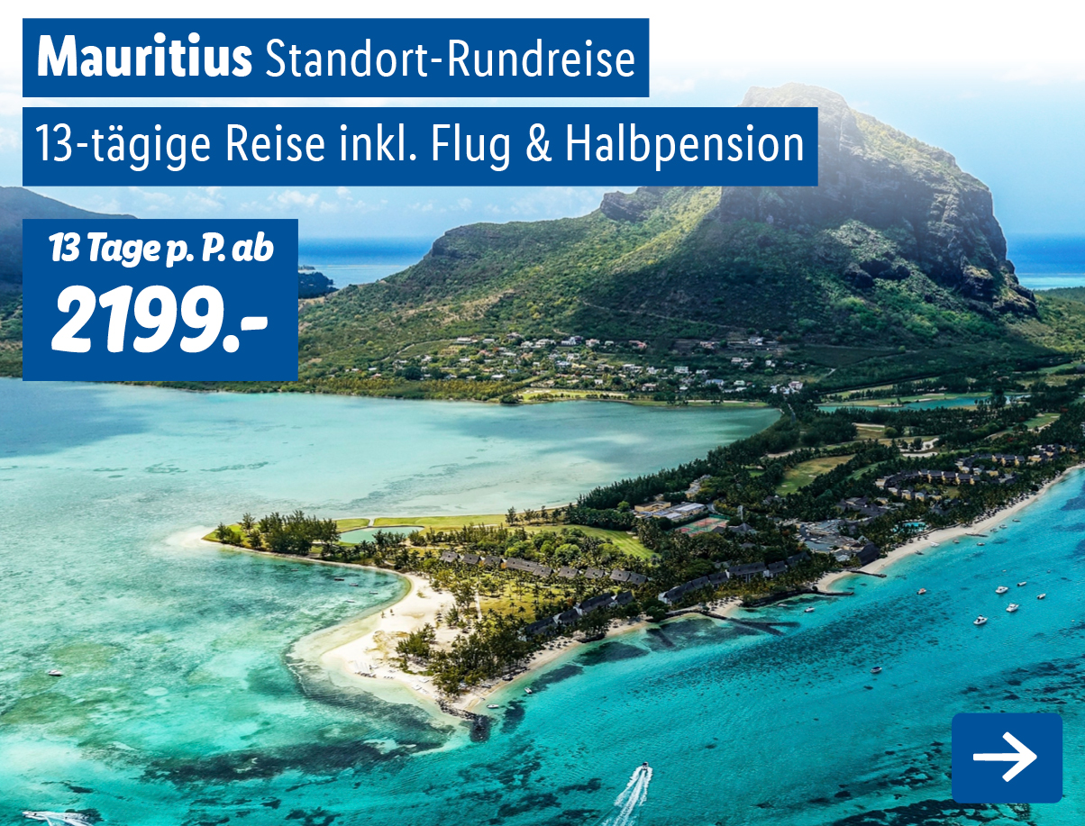 Mauritius - Standort-Rundreise