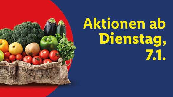 Aktionen ab Dienstag, 7.1.