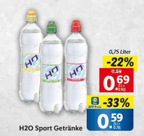 H2O Sport Getränke