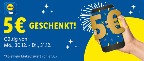 5 € geschenkt Aktion
